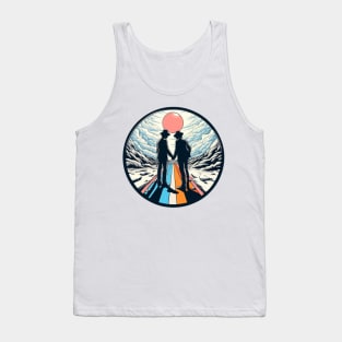 trippy psychedelic retro art Tank Top